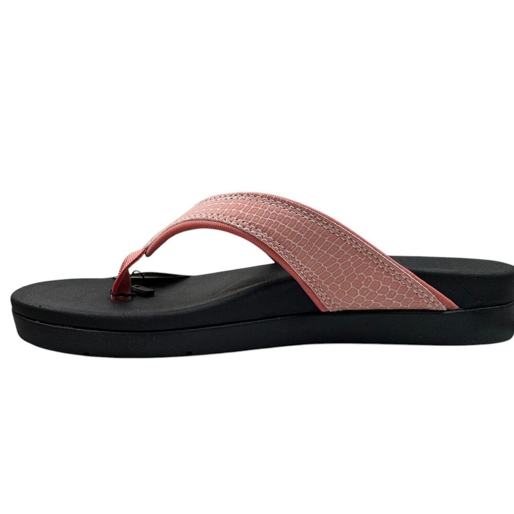 Waco Shoe Company Spenco Women's Shoreline Snake FlipFlop, Terra Cotta, 6.5 Wide - Picture 4 of 9